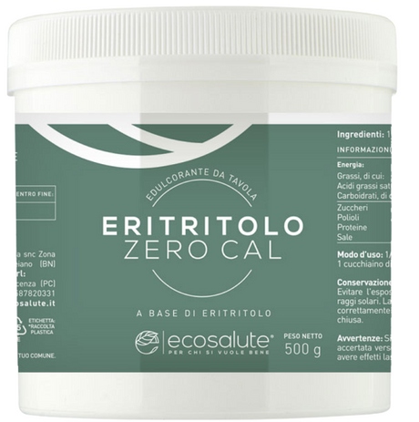 zio ecosalute eritritolo zero cal 500 g spazio ecosalute ean 8055320350122