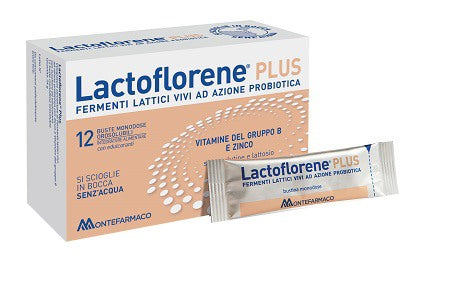 montefarmaco lactoflorene plus 12 bustine monodose lactoflorene ean 8004995458367