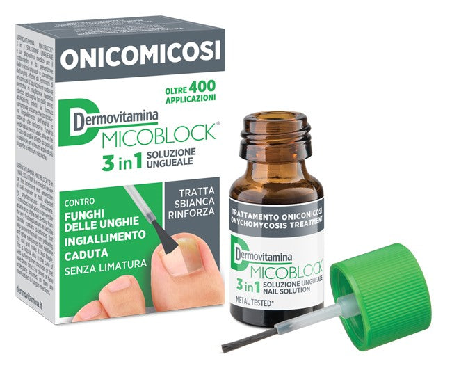pasquali dermovitamina dermovitamina micoblock 3 in 1 onicomicosi soluzione ungueale 7 ml dermovitamina ean 8032738384635