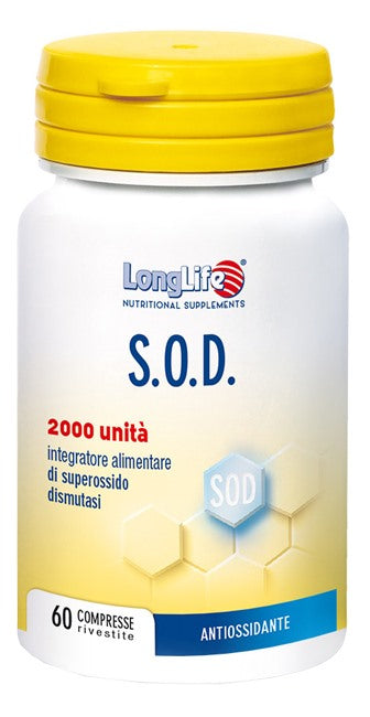 longlife longlife sod 2000 60 compresse long life ean 8054521002151