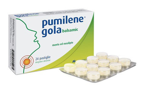 montefarmaco pumilene gola balsamica 24 pastiglie pumilene ean 8058363612684