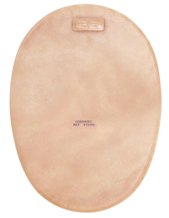Sac Natura+ Fond Fermé Mat Avec Filtre À Charbon Actif Diamètre 57 Mm 30 Pièces Convatec Italie