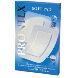 safety garza compressa prontex soft pad 10x125 6 pezzi 5 tnt 1 impermeabile aqua pad prontex