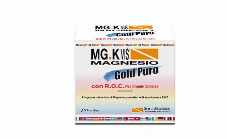 pool pharma mgk vis magnesio gold puro 20 buste mgk vis