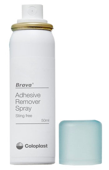 coloplast brava spray remover per distacco dolce adesivi e dispositivi per stomia 50 ml coloplast ean 5708932502887