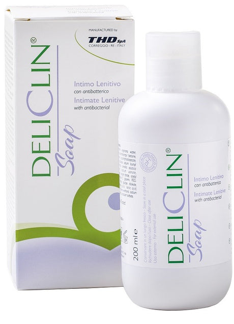 thd deliclin soap detergente intimo lenitivo con antibatterico 200 ml thd ean 8033737713037