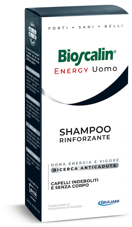 giuliani bioscalin energy shampoo rinforzante 200 ml bioscalin