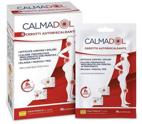 montefarmaco calmadol cerotto riscaldante pack 6 pezzi calmadol ean 8004995457698