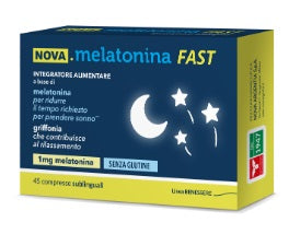 nova argentia nova melatonina fast 45 compresse 1mg di melatonina nova argentia ean 8056471910395