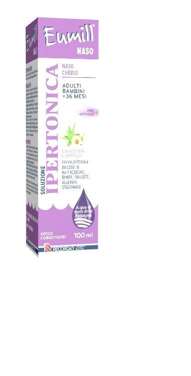 recordati otc eumill naso spray soluzione ipertonica 100 ml eumill ean 8057742820375