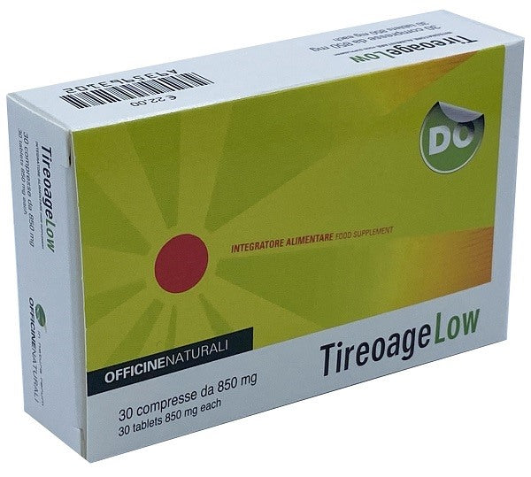 biogroup tireoage low 30 compresse 850 mg officine naturali