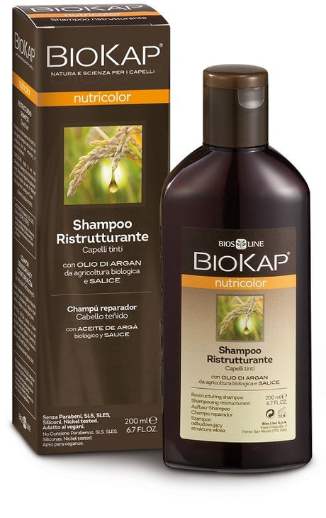 bios line biokap nutricolor shampoo ristrutturante 200 ml biokap ean 8030243005144