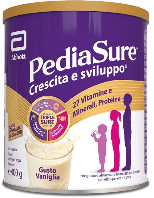 abbott pediasure crescitasviluppo vaniglia 400 g pediasure ean 8886451034601