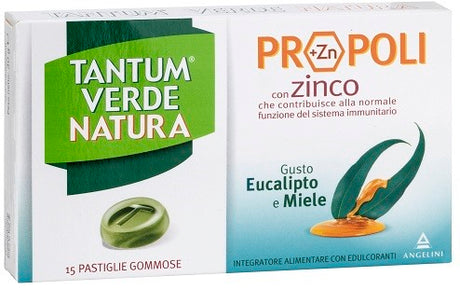angelini ch tantum verde natura pastiglie gommose eucalipto miele 30 g tantum ean 8000036021132