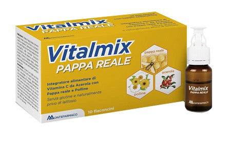 montefarmaco vitalmix pappa reale 10 flaconi da 10 ml vitalmix ean 8004995454154