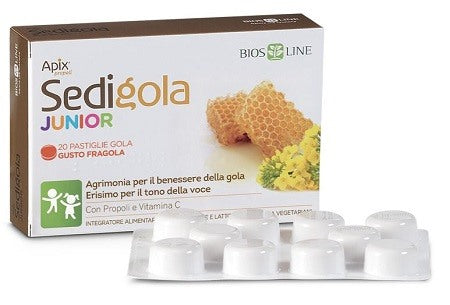 bios line apix propoli sedigola junior fragola 20 pastiglie biosline apix ean 8030243032355