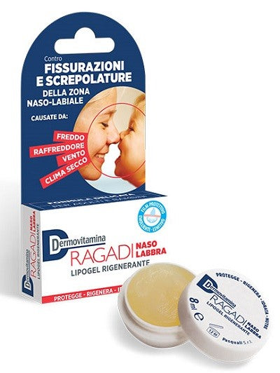 pasquali dermovitamina ragadi naso e labbra lipogel rigenerante 8 ml dermovitamina ean 8032738384727