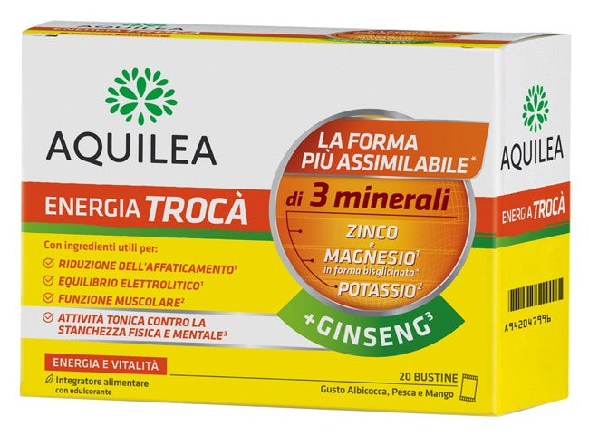 uriach italy aquilea energia trocaginseng 20 bustine aquilea