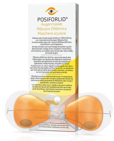 ursapharm posiforlid 1 maschera per occhi per trattamento termico per blefarite e disfunzione meibomdrusen