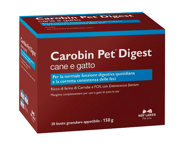 nbf lanes vet carobin pet digest granulare 30 buste da 5 g n b f lanes ean 8056590980163