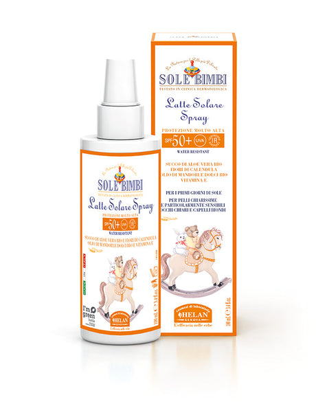 helan sole bimbi latte solare spray spf50 100 ml helan ean 8058774306523