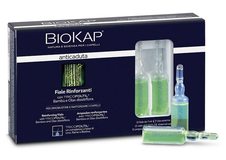 bios line biokap fiale rinforzanti anticaduta con tricoltil 12 pezzi da 7 ml new biokap ean 8030243026545