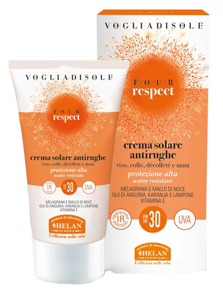 helan voglia di sole respect crema solare antirughe spf30 50 ml helan ean 8058774307001