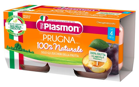 plasmon plasmon omogeneizzato prugna 2 x 80 g gum ean 8001040201046