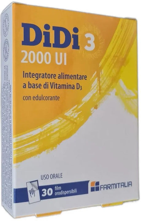 farmitalia didi3 2000 ui 30 film orodispersibili