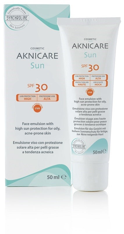 general topics aknicare sun spf 30 50 ml synchroline ean 8023628001329