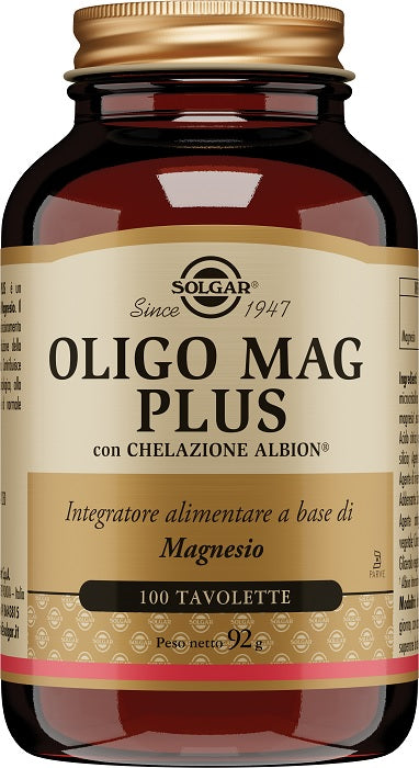 solgar italia oligo mag plus 100 tavolette solgar ean 0033984008939