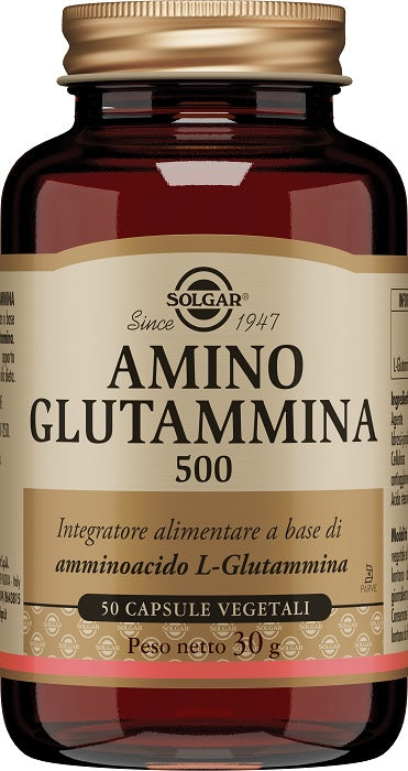 solgar italia amino glutammina 500 50 capsule vegetali solgar ean 0033984008441