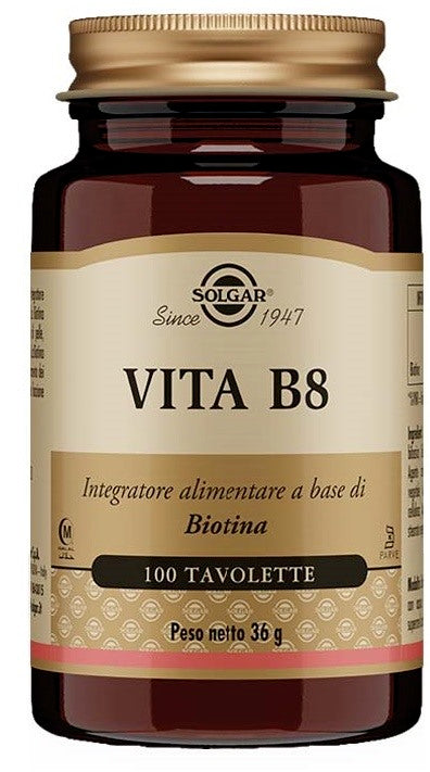 solgar italia vita b8 100 tavolette solgar ean 0033984014312