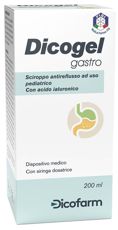 dicofarm sciroppo antireflusso pediatrico dicogel gastro 200 ml dicofarm