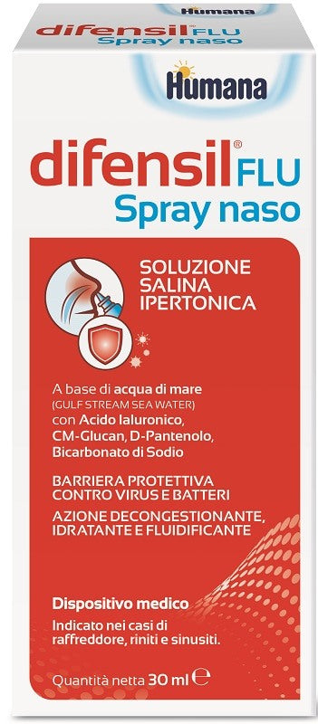 humana italia difensil flu spray naso 30 ml difensil ean 8031575650491