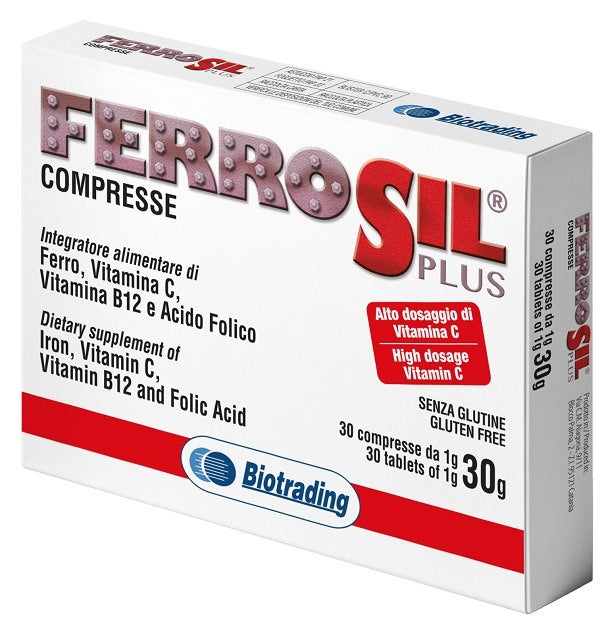 biotrading ferrosil plus 30 compresse