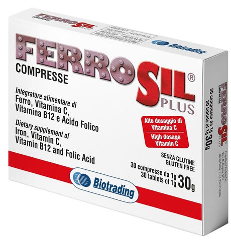 biotrading ferrosil plus 30 compresse