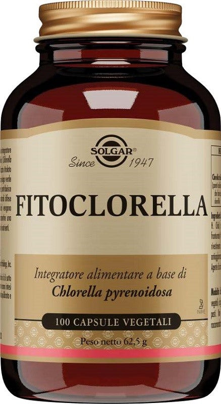 solgar italia fitoclorella 100 capsule solgar ean 0033984007888