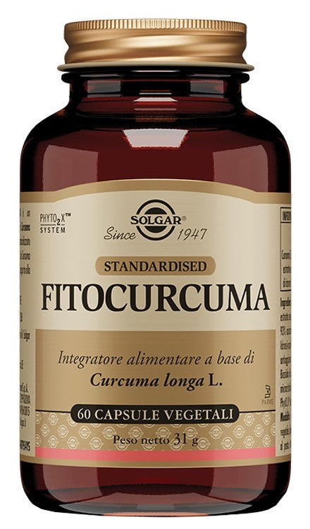 solgar italia fitocurcuma 60 capsule vegetali solgar ean 0033984007338