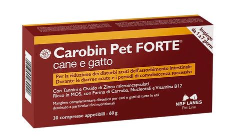 nbf lanes vet carobin pet forte 30 compresse n b f lanes ean 8056590989920