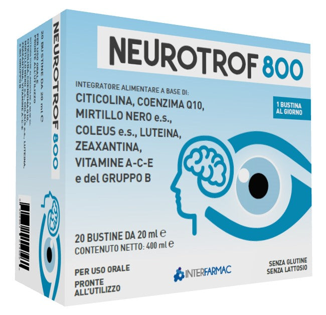 interfarmac neurotrof 800 20 bustine 20 ml interfarmac ean 0806891014580