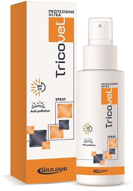 giuliani tricovel protezione ultra spray spf 25 per capelli 100 ml tricovel