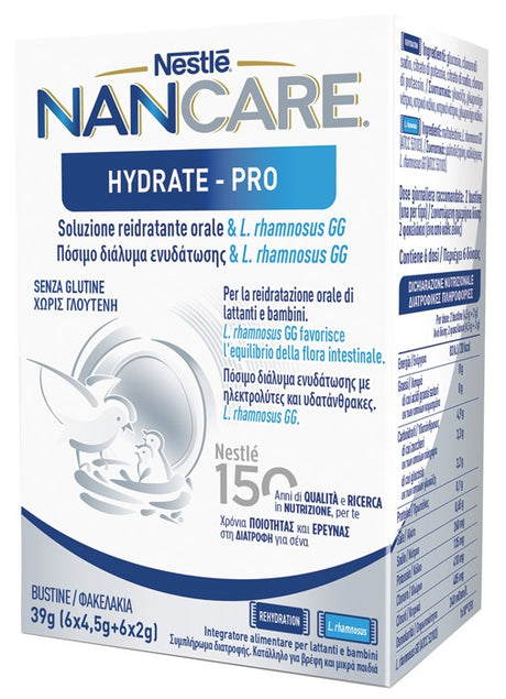 nestle infant nestle nancare hydrate pro bustine 6x45 g 6x2 g nestle ean 8000300411959