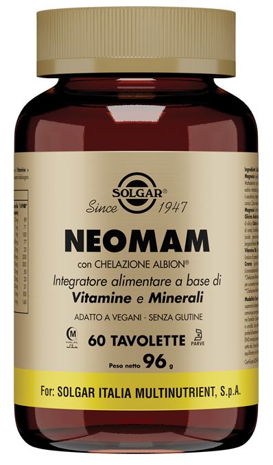 solgar it multinutrient neomam 60 tavolette solgar ean 0033984010475