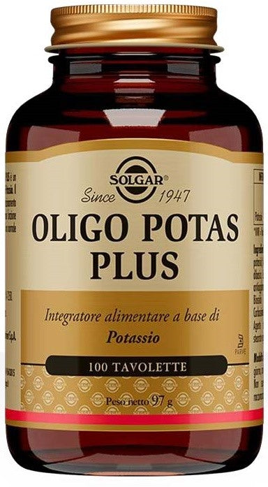 solgar italia oligo potas plus 100 tavolette solgar ean 0033984007321