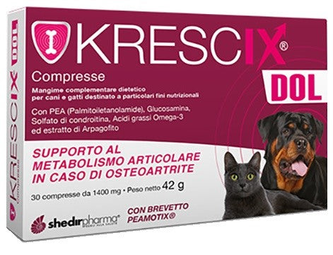 shedir pharma vet krescix dol 30 compresse shedir
