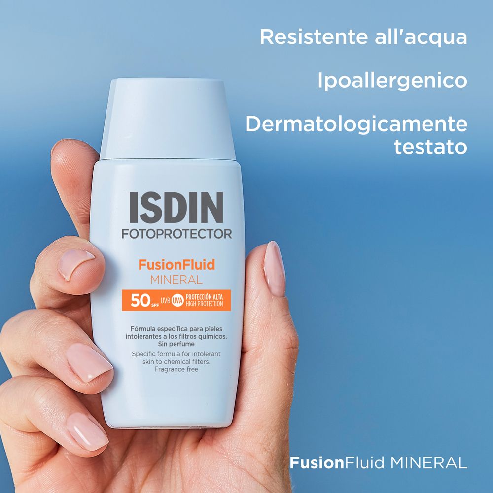 Fusion Fluide Minéral Spf50 50 Ml Isdin