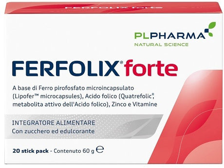 pl pharma srl ferfolix forte 20 bustine