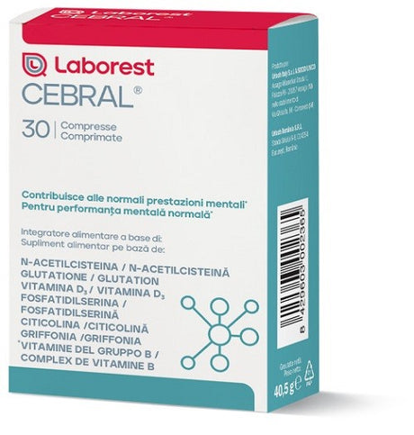 uriach italy srl cebral 30 compresse ean 8429603002365