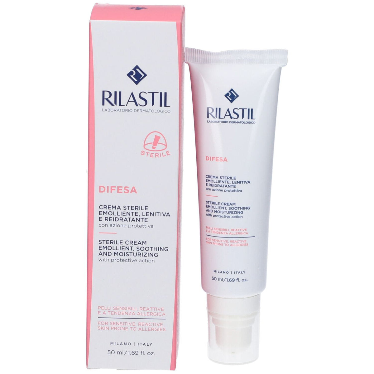 Rilastil Défense Crème Stérile Émolliente Apaisante Réhydratante 50 Ml Rilastil
